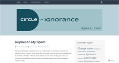 Desktop Screenshot of circleofignorance.com